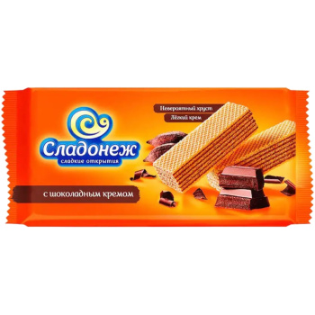 Вафли Сладонеж с варёной сгущёнкой, 170г