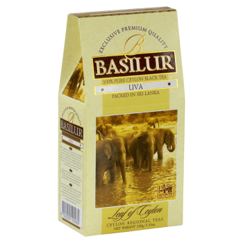 Чай Basilur Лист цейлона - Ува, черный листовой, 100г