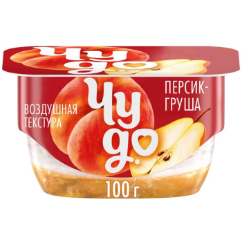 Десерт творожный Чудо персик-груша 4,2%, 100г