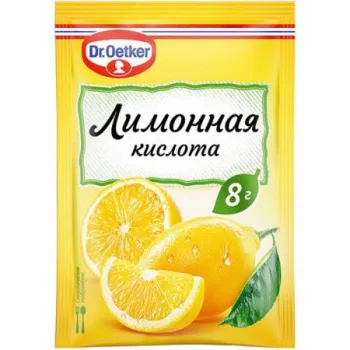 Кислота лимонная Dr. Oetker 8г