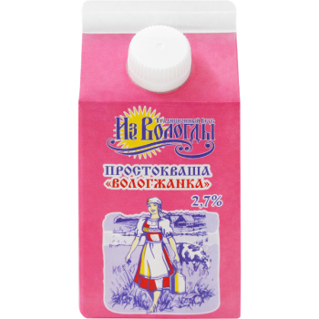 Простокваша Вологжанка 2,7% БЗМЖ, 0,47л