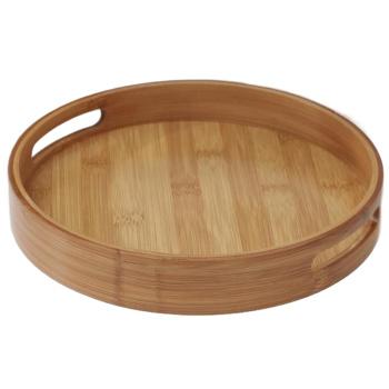 Поднос Striata круглый, бамбук, 25см 