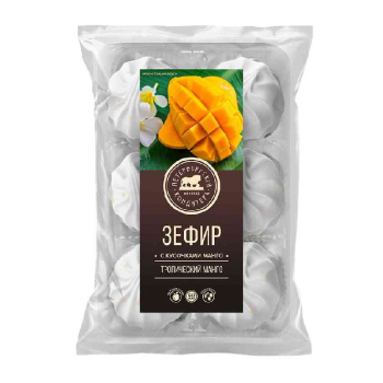 Зефир Белёвский Тропический манго с кусочками манго, 310г