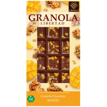Шоколад молочный Granola Libertad с гранолой и манго, 80г