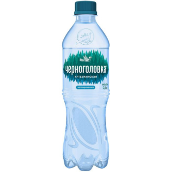 Вода артезианская Черноголовская негаз 0,5л ЭКО