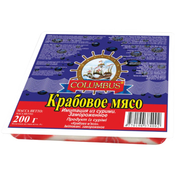Крабовое мясо Columbus VICI, 200г