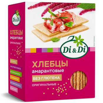 Хлебцы Di&Di амарантовые, 195г