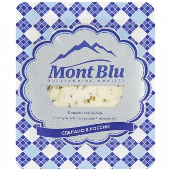 Сыр Mont Blu с голубой плесенью БЗМЖ, 100г