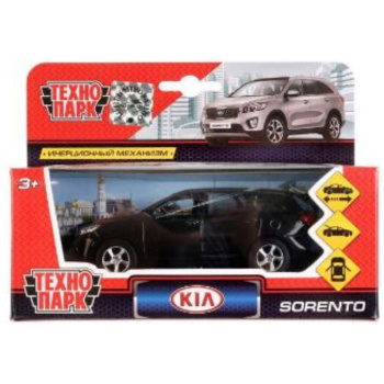Машина металлическая KIA sorento prime, 12см, черная