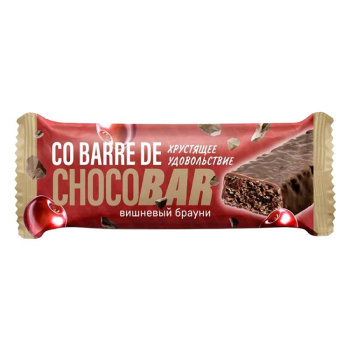 Батончик мультизлаковый Co barre de Chocobar, Вишневый брауни, 31г
