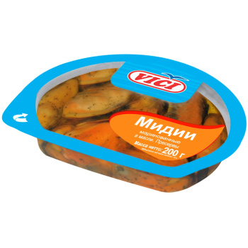 Мидии маринованые в масле Любо есть VICI, 200г