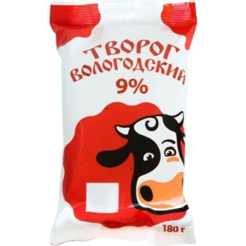 Творог Вологодский 9%, 180г