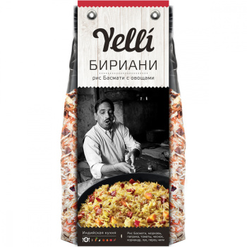 Рис Басмати Yelli с овощами Бариани, 250г