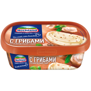 Сыр плавленый Хохланд с грибами 55%, 200г