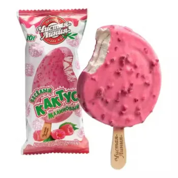 Мороженое эскимо Чистая Линия малиновый Кактус БЗМЖ, 80г