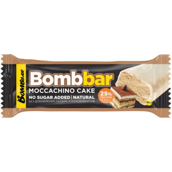 Батончик Bombbar глазированный Торт моккачино, 40г