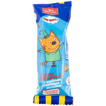 Сырок творожный 16% с вареной сгущенкой Три кота 40г