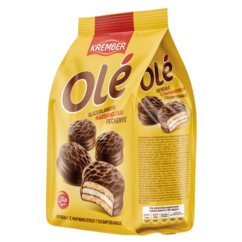 Печенье Krember Ole с маршмеллоу глазированное, 182г 