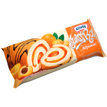 Рулет Kovis Абрикосовый, 175г
