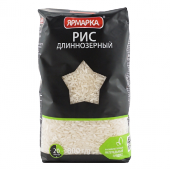 Рис длиннозерный Ярмарка, 700г 