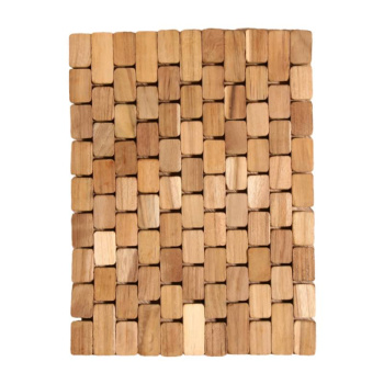 Коврик из тикового дерева, 30х20х0,7 см  
