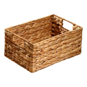 Корзинка прямоугольная, водный гиацинт, 33х22х14 см