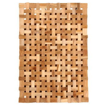 Коврик из тикового дерева, 40х30х0,7 см  