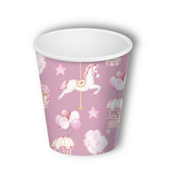 Стаканы бумажные Карусель 6шт, 250мл