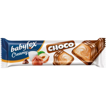 Батончик вафельный Beby FoxCreamy Choco Яшкино, 23г 