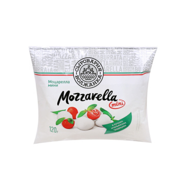 Сыр Моцарелла мини 120г пакет БЗМЖ ООО Сыроварня Волжанка