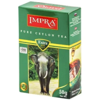 Чай Impra черный, мелколистовой, зеленая серия, 50г