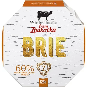Сыр Бри белый из Жуковки 60%, 125г