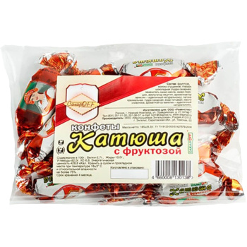 Конфеты на фруктозе Катюша, 185г