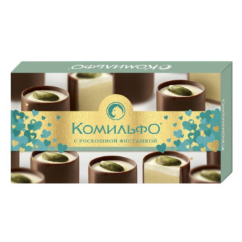Конфеты Комильфо с фисташками 116г Нестле