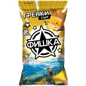 Гренки Фишка со вкусом сыра, 120г