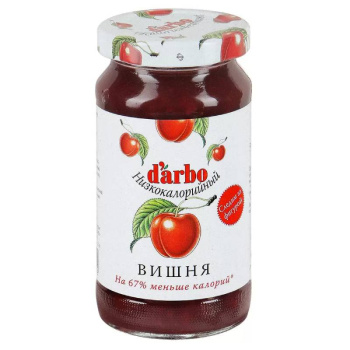 Конфитюр D'arbo Вишня, низкокалорийный, 220г