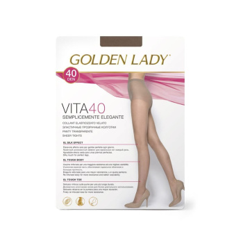 Колготки женские Golden Lady Vita, 40 den, размер 2, цвет daino