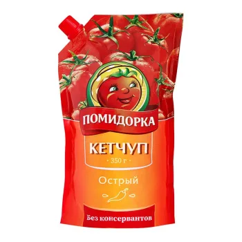 Кетчуп Помидорка Острый, 350г