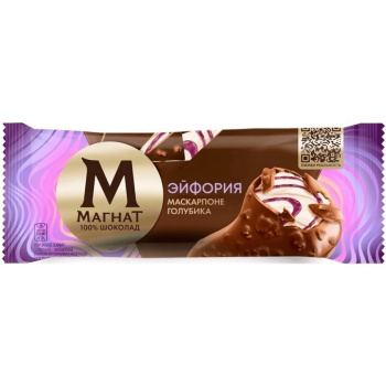 Мороженое Магнат Маскарпоне голубика 70г