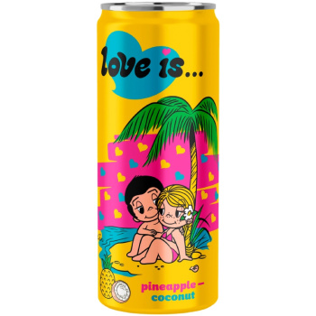 Напиток Love is Ананас кокос газ 330мл ж б