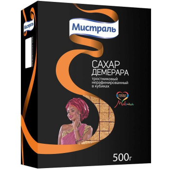 Сахар тростниковый Мистраль Демерара, 500 г