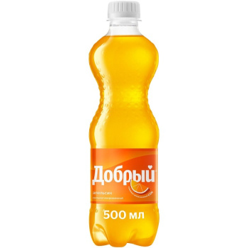 Напиток Добрый апельсин, газированный, 0,5л