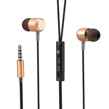 Наушники проводные внутриканальные гарнитура доп.насадки FORZA  916-133