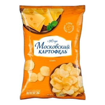 Чипсы картофельные Хрустящий картофель со вкусом сыра, 60г