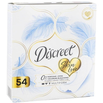 Прокладки ежедневные Discreet 54шт Skin Love Multiform