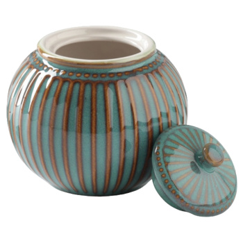 Сахарница Доляна Винтаж синяя, 350мл 