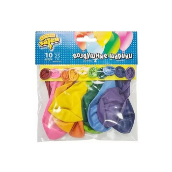 Н-р шаров 10шт 25см Пастель 1111-0104
