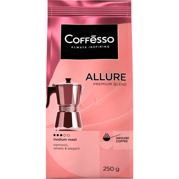 Кофе Coffesso 250г Allure молотый