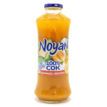 Сок Noyan Абрикос-яблоко без сахара, 750мл