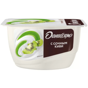 Творожный продукт Даниссимо 130г 5,5% Киви БЗМЖ